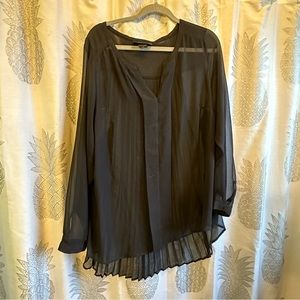 Lane Bryant Chiffon Top